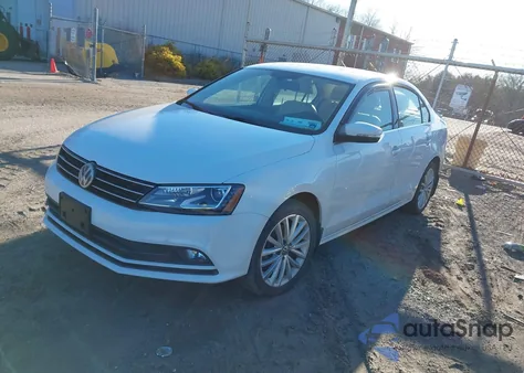 2016 Volkswagen Jetta 1.8T Sel из США, поврежденный, VIN 3VWL17AJ5GM341019